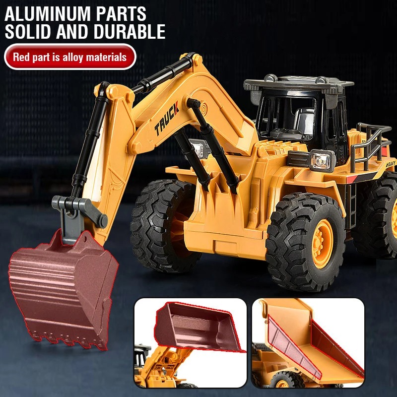 9CH Alloy RC Excavator Dump Tr - огляд і ціна Rc Hobby Excavator