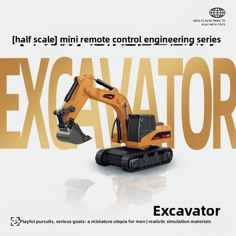 1:64 Metal RC Engineering Car  - огляд і ціна Rc Hobby Excavator