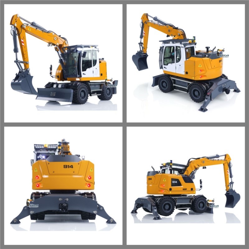 1/14 CUT 914 RC Hydraulic Whee - огляд і ціна Rc Hobby Excavator