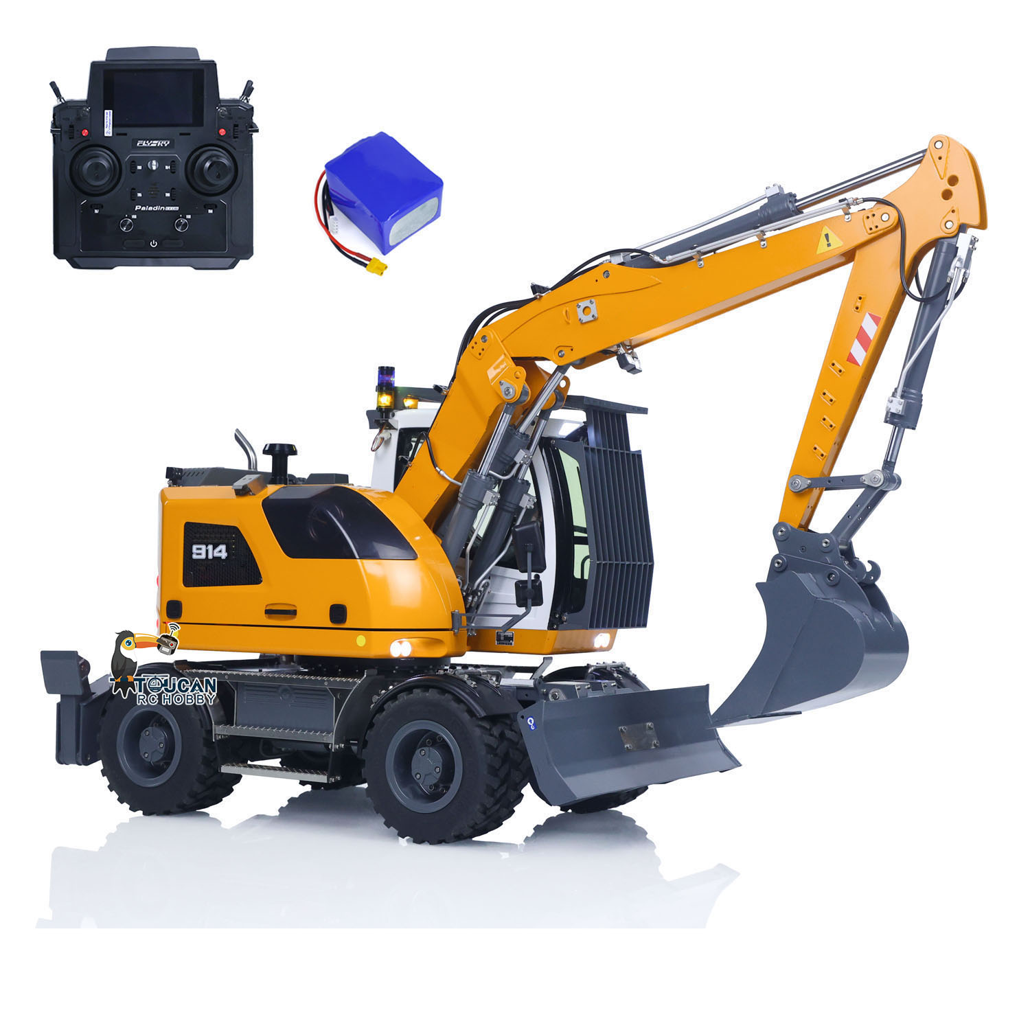 1/14 CUT 914 RC Hydraulic Whee - огляд і ціна Rc Hobby Excavator