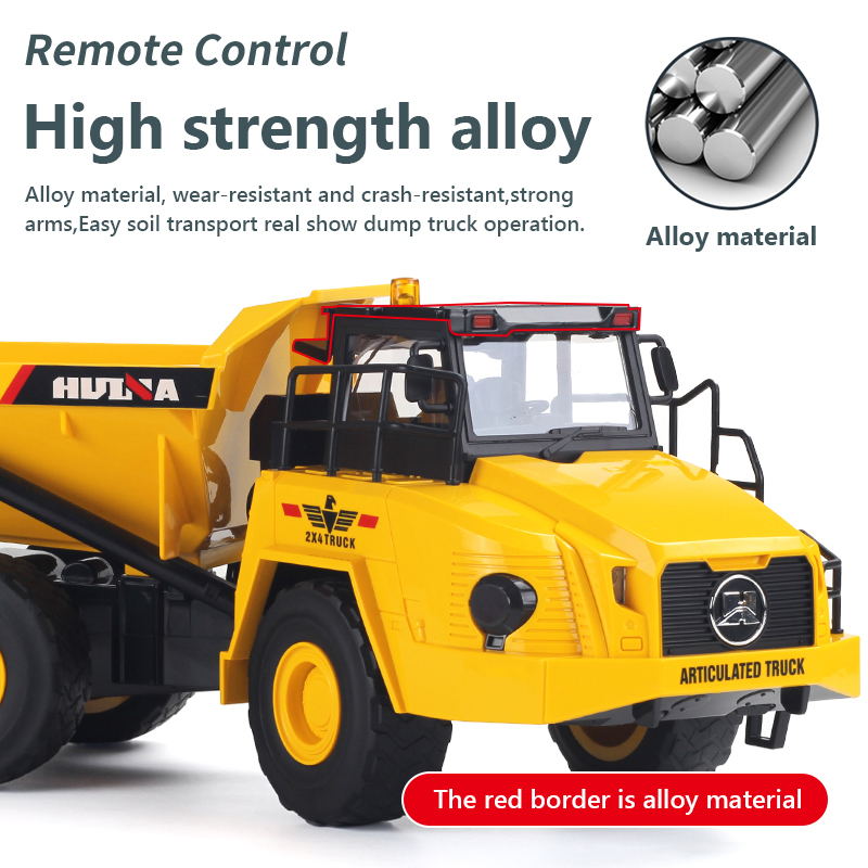 1/18 Rc Truck Dumper Huina 155 - огляд і ціна Rc Hobby Excavator